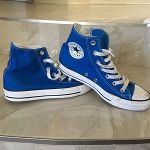 Converse blue high tops. Women’s.